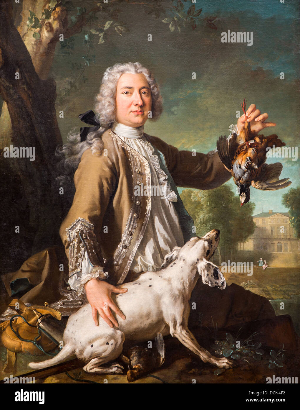 18. Jahrhundert - Henri Camille, Chevalier de Beringhen, 1722 - Jean Baptiste Oudry Philippe Sauvan-Magnet / aktive Museum Stockfoto