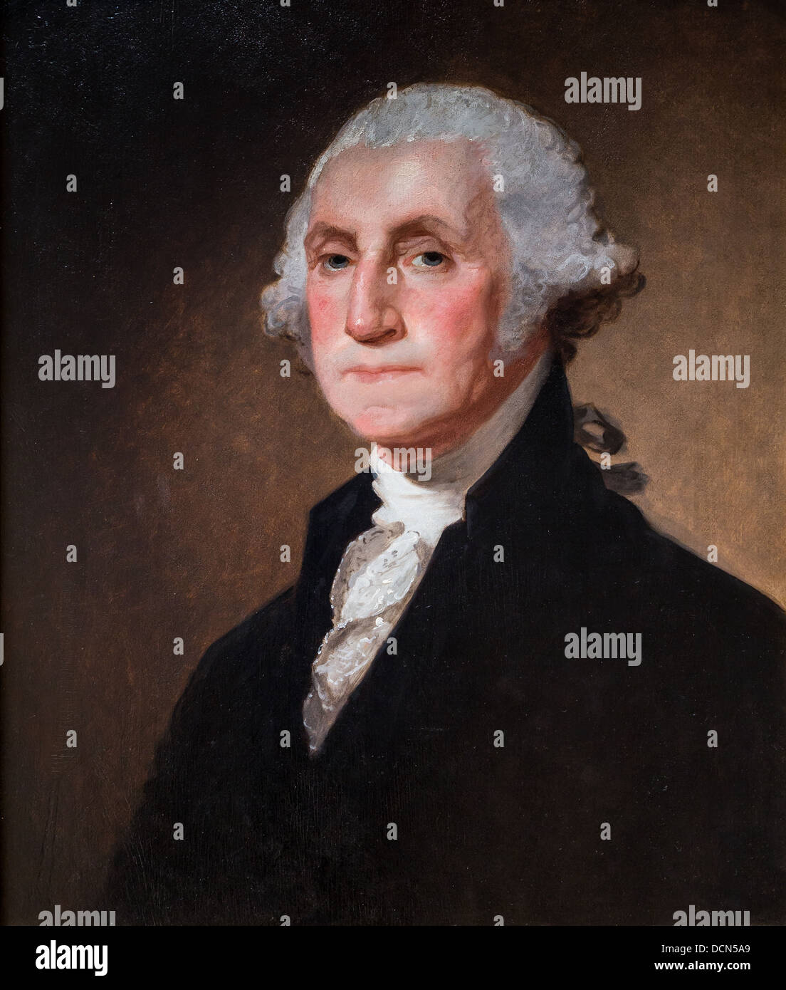 19. Jahrhundert - George Washington - Gilbert Stuart (1821) Philippe Sauvan-Magnet / aktive Museum Stockfoto