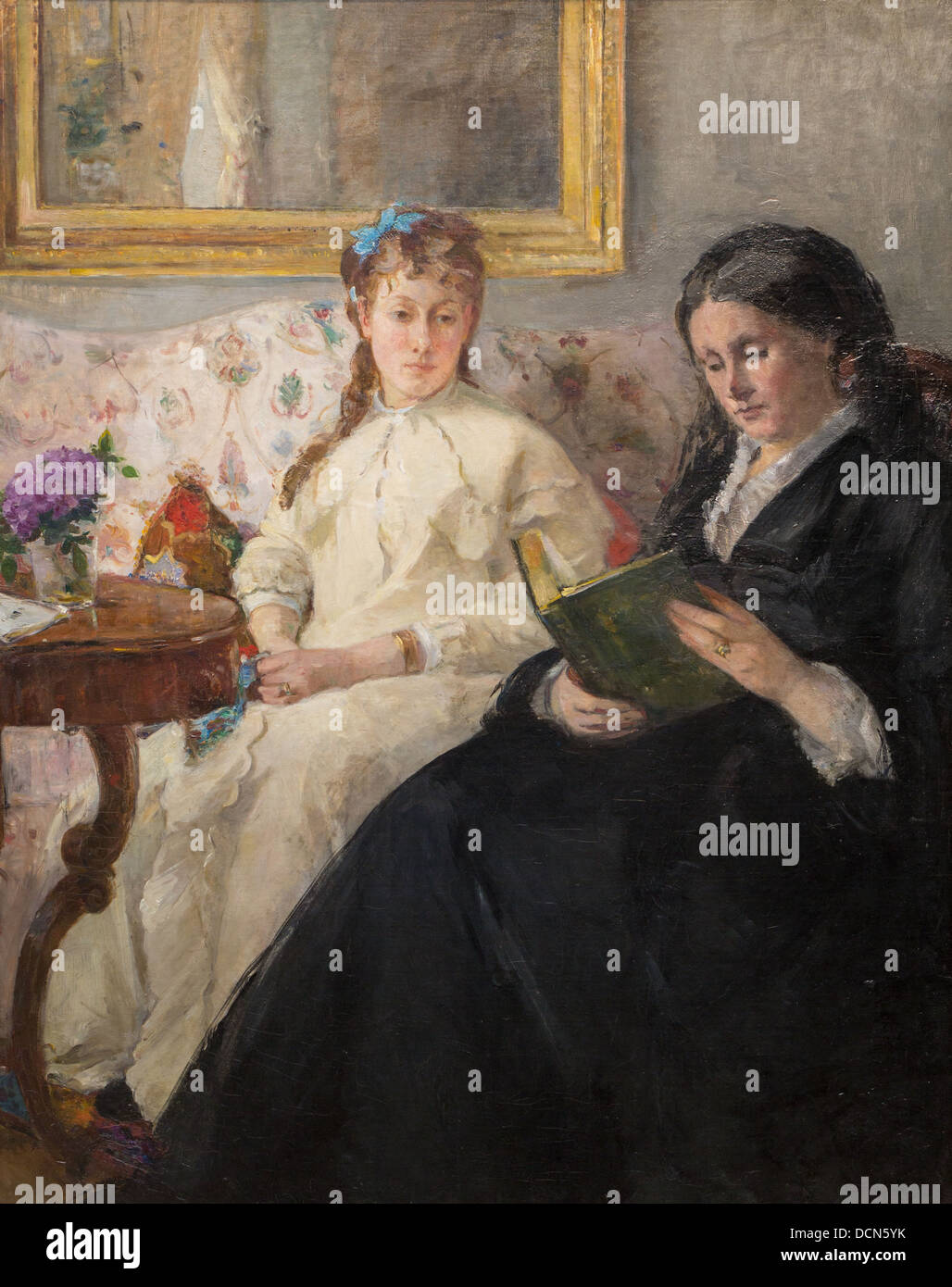 19. Jahrhundert - die Mutter und die Schwester des Künstlers - Berthe Morisot (1869) Philippe Sauvan-Magnet / aktive Museum Stockfoto