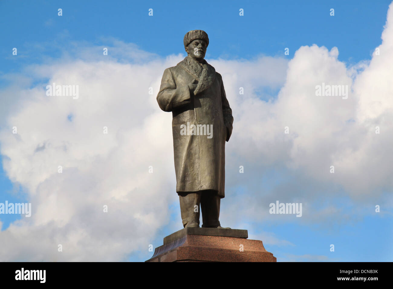 Denkmal für Lenin in Rybinsk Stockfoto