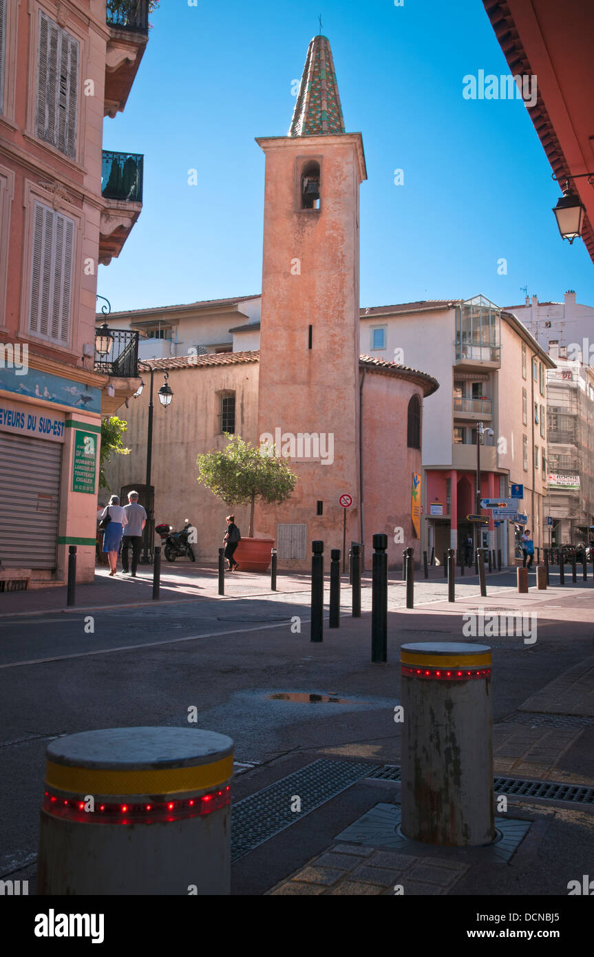 Das architektonische Ensemble der Altstadt von Cannes, Côte d ' Azur, Frankreich Stockfoto