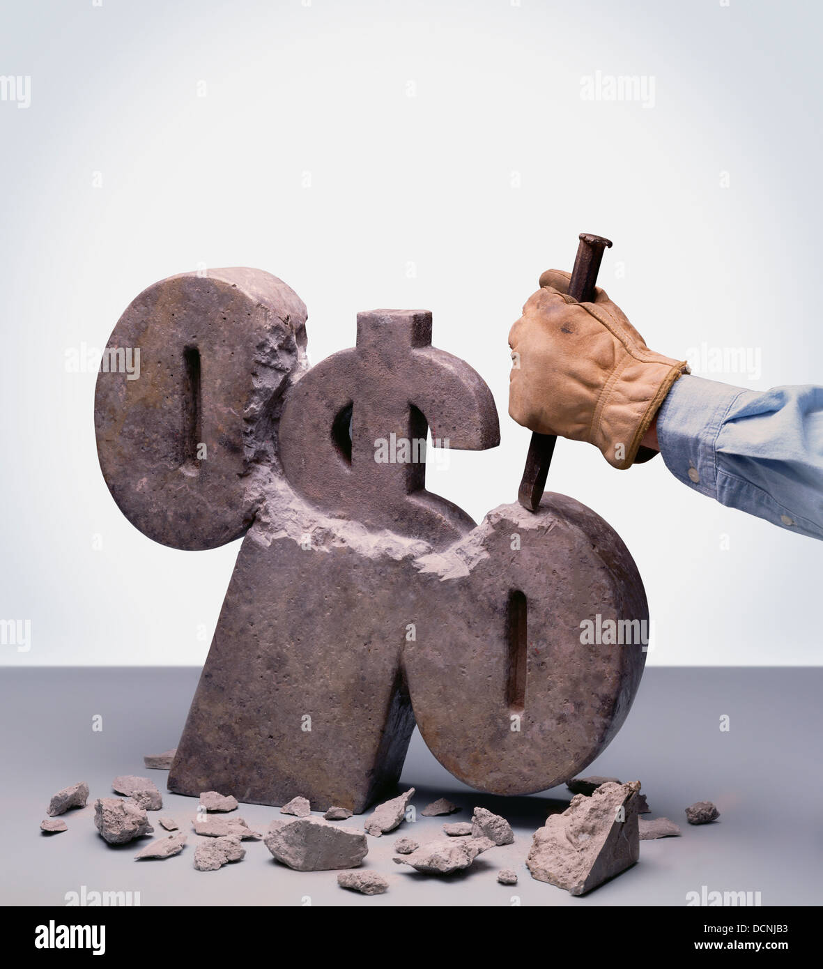 Dollarzeichen Stockfoto