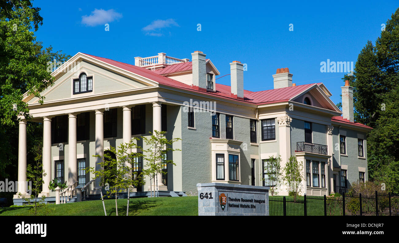 Theodore Roosevelt Inaugural National Historic Site in Buffalo New York Vereinigte Staaten Stockfoto