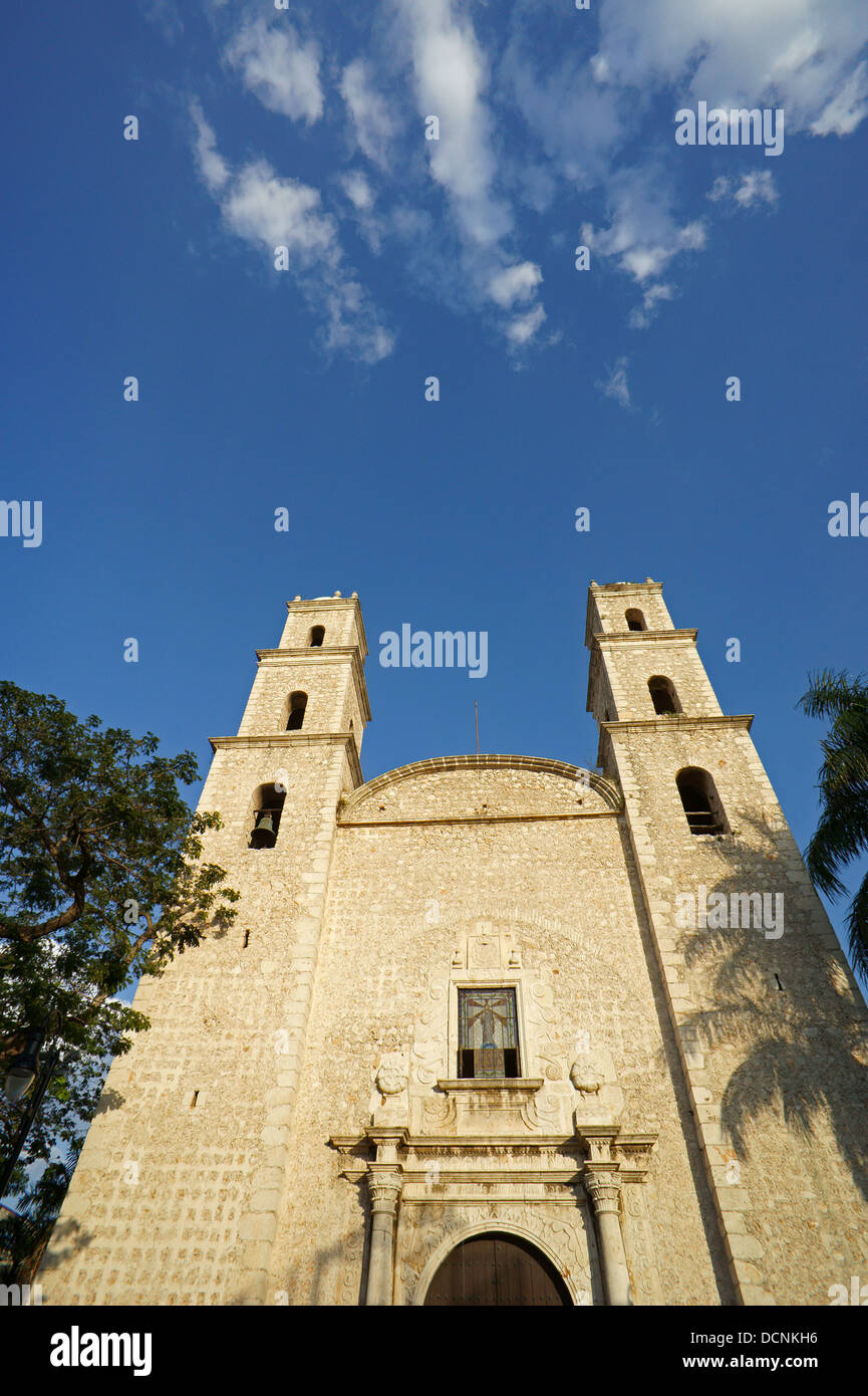 Die Iglesia De La Tercera Orden oder Iglesia de Jesus Kirche in Merida, Yucatan, Mexiko Stockfoto