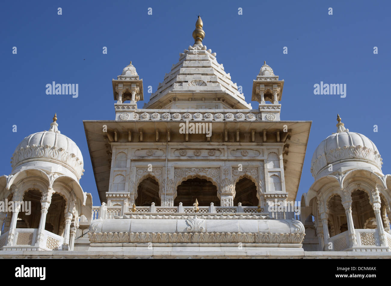 Jaswant Thanda Marmor Denkmal - Jodhpur, Rajashtan, Indien Stockfoto