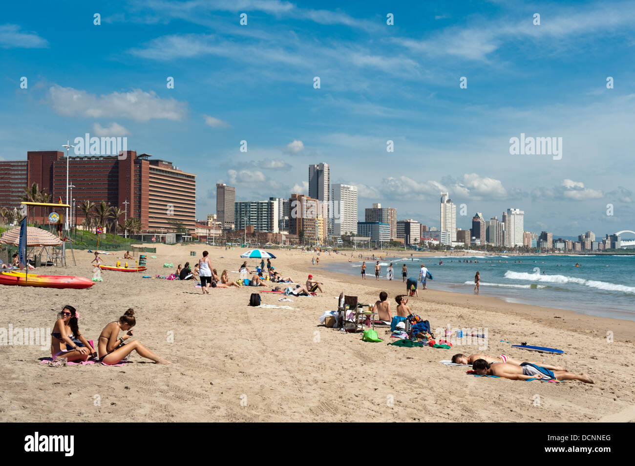 Waterfront Durban, Südafrika Stockfoto