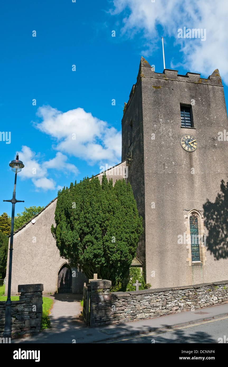 Großbritannien, England, Cumbria, Lake District, Grasmere, anglikanische Pfarrkirche St. Oswald Stockfoto