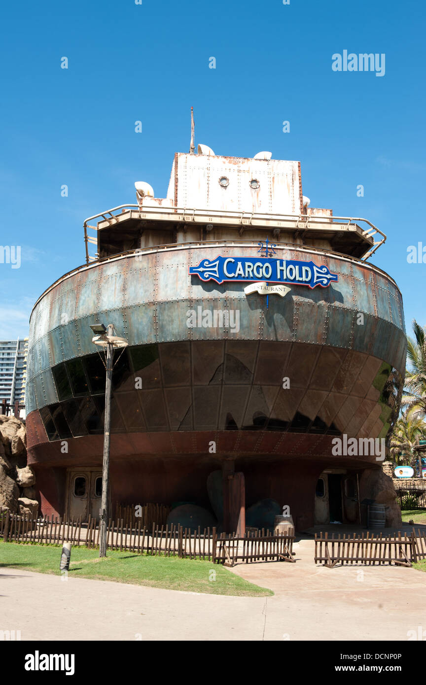 Cargo Hold Restaurant im uShaka Marine World, Durban, Südafrika Stockfoto