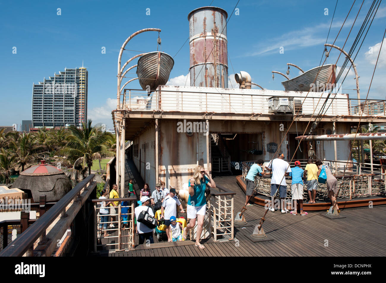 Phantom Schiff, uShaka Marine World, Durban, Südafrika Stockfoto