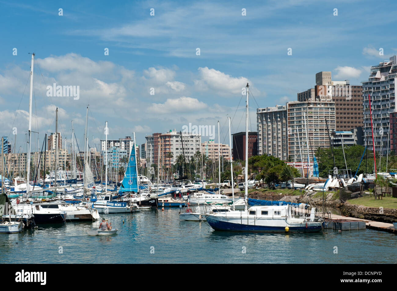 Yachthafen, Durban, Südafrika Stockfoto