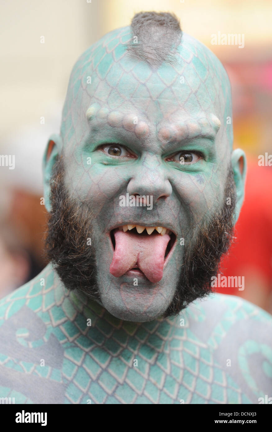 Erik sprague aka the lizardman Fotos und Bildmaterial in hoher