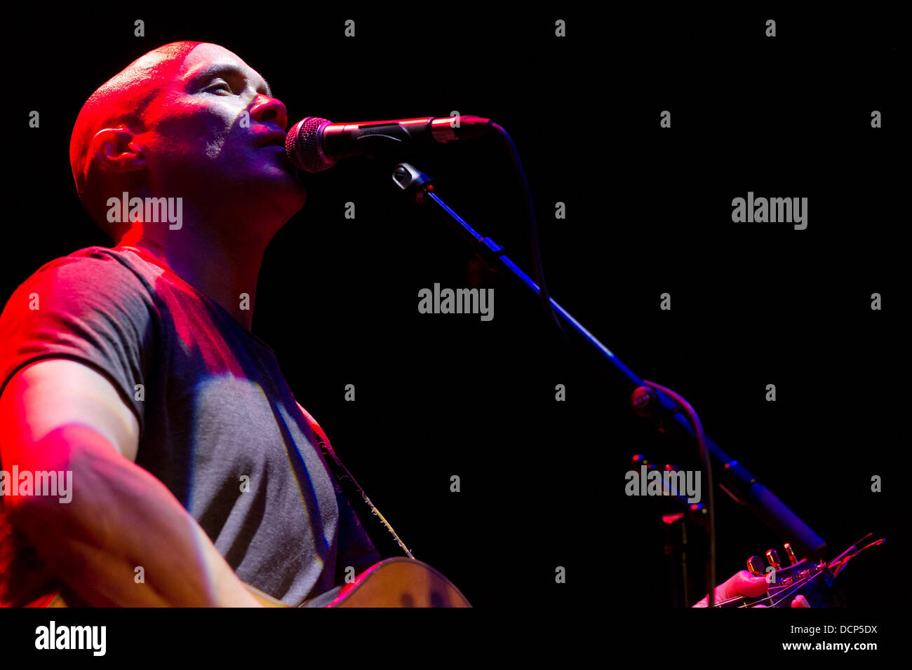 Dan Reed die live bei Musicbox Lissabon, Portugal - 30.10.11 Stockfoto