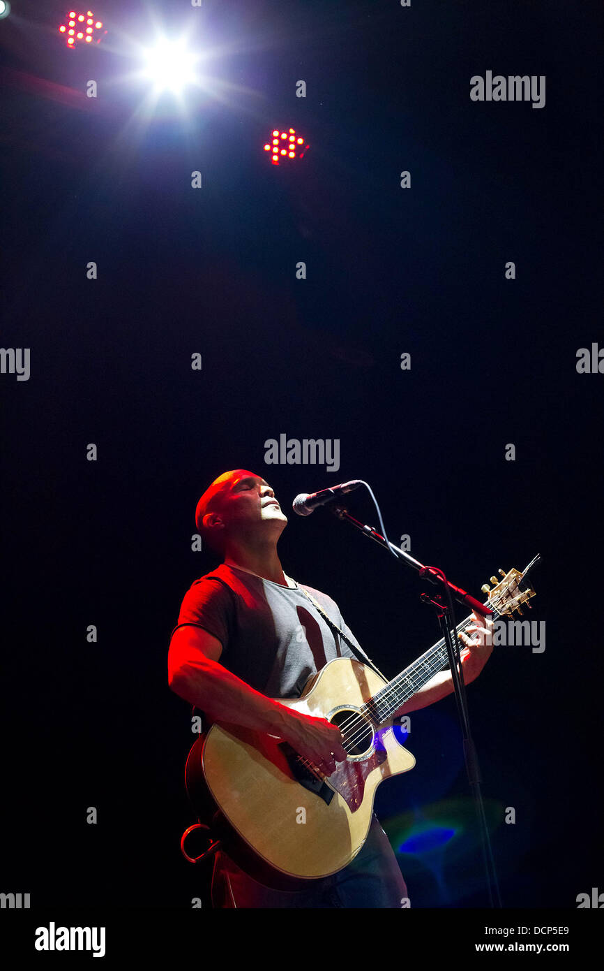 Dan Reed die live bei Musicbox Lissabon, Portugal - 30.10.11 Stockfoto