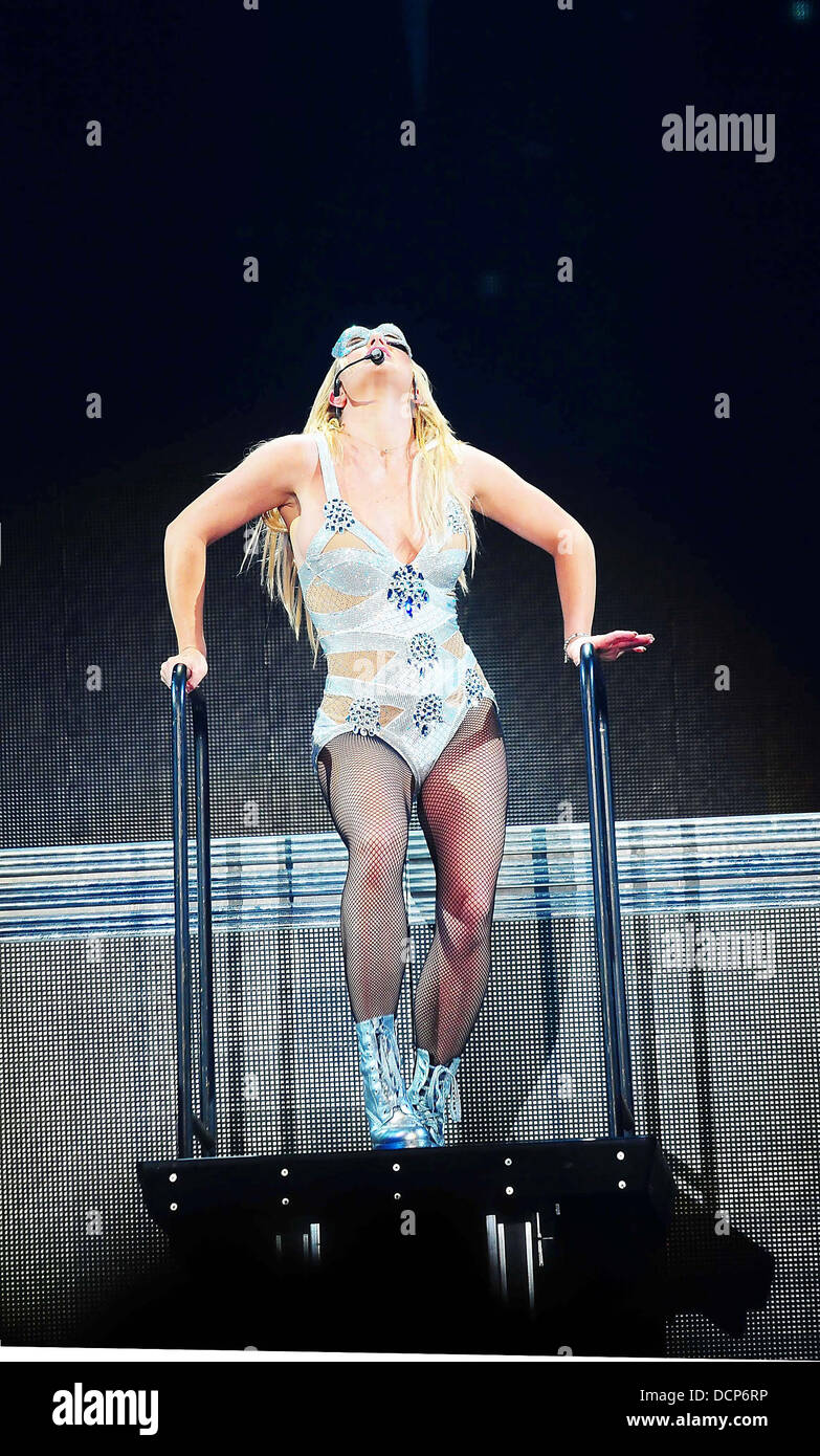 Britney Spears während die Femme Fatale tour in Wembley Arena-London, England - 31.10.11 Stockfoto