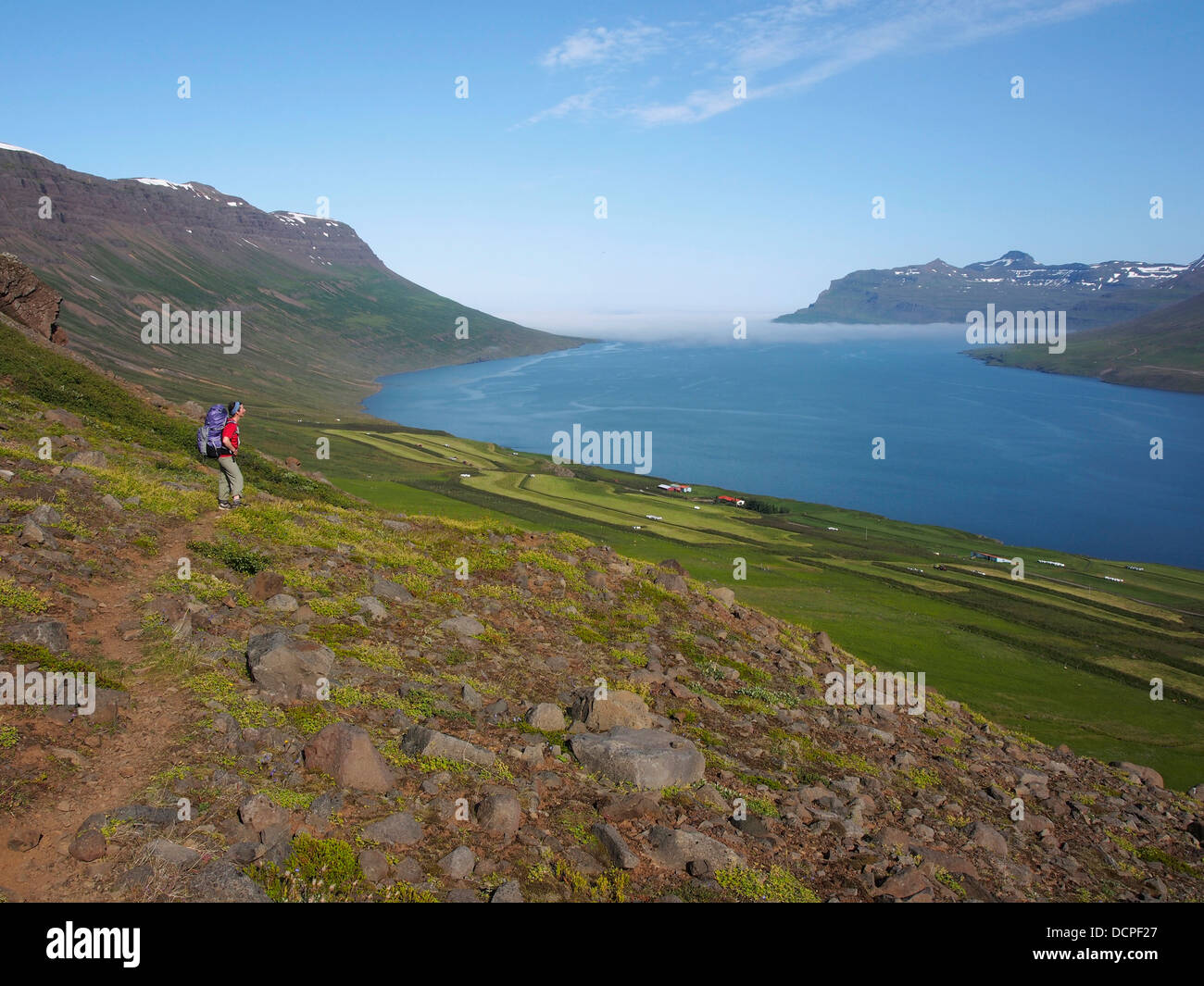 Seydisfjörður, Island Stockfoto