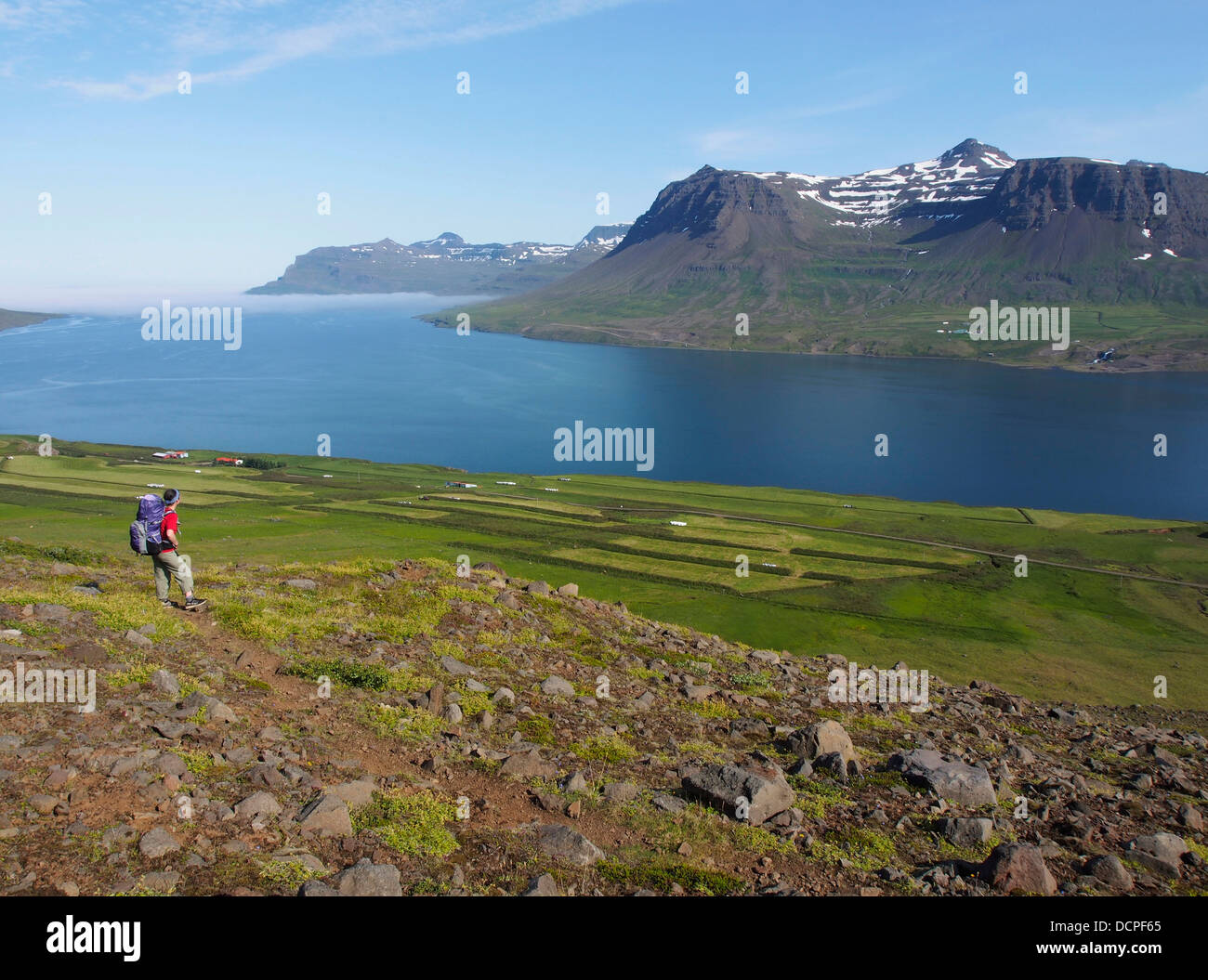 Seydisfjörður, Island Stockfoto
