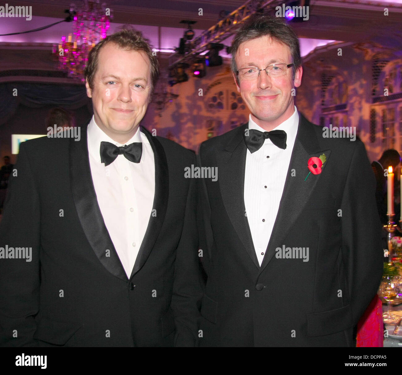 Tom Parker Bowles und Shane Connolly Kunst und Essen Gala-Dinner im Savoy Hotel in London, England - 07.11.11 Stockfoto