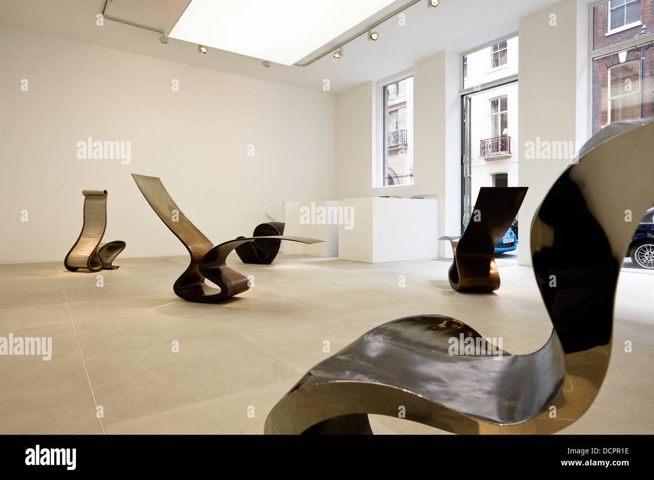 Tischler Werkstatt Galerie Ausstellungsraum in London Stockfoto