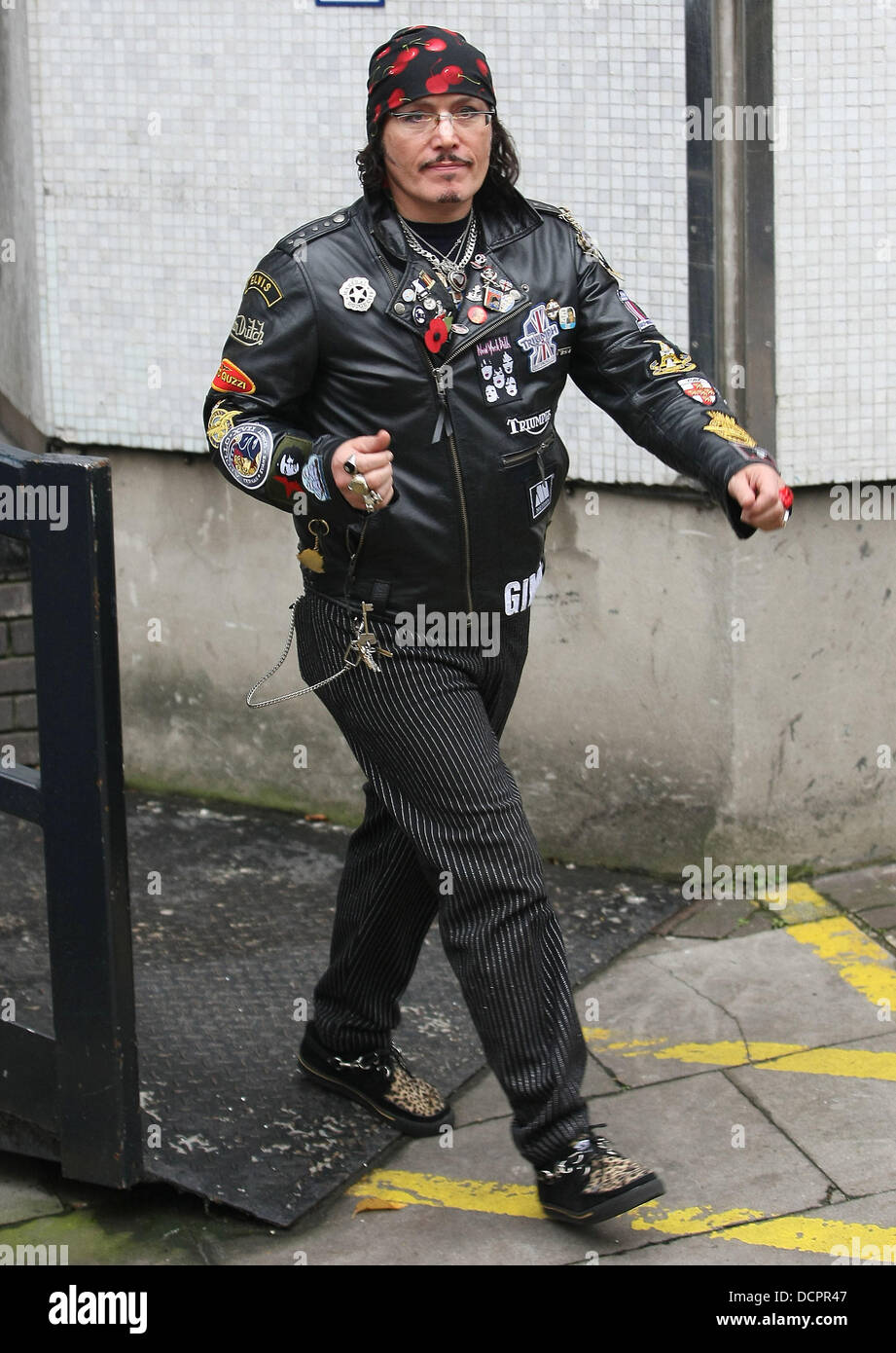 Stuart Goddard aka Adam Ant außerhalb der ITV Studios London, England - 08.11.11 Stockfoto