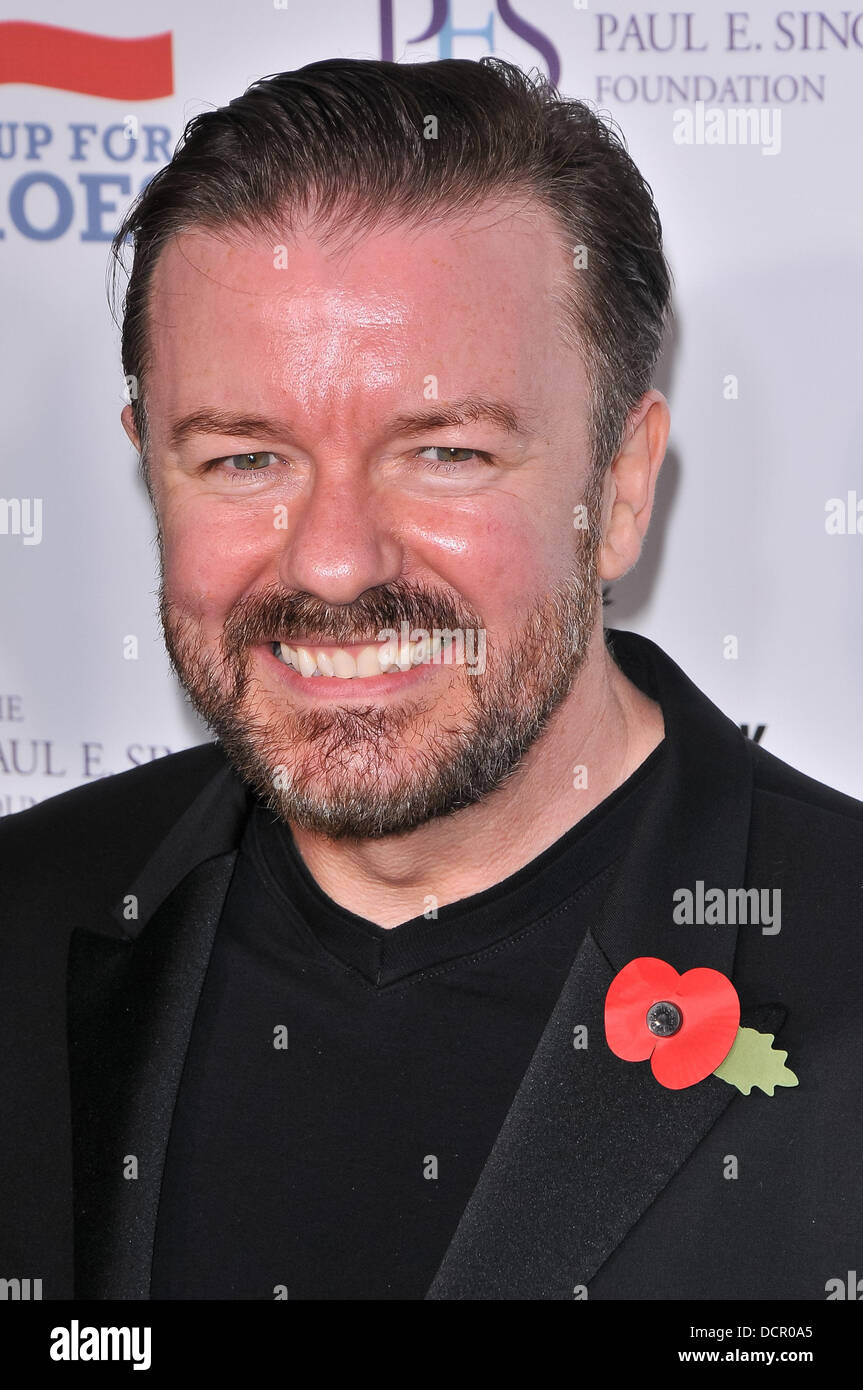 Ricky Gervais 2011 Stand Up For Heroes am Beacon Theatre New York City, USA - 09.11.11 Stockfoto