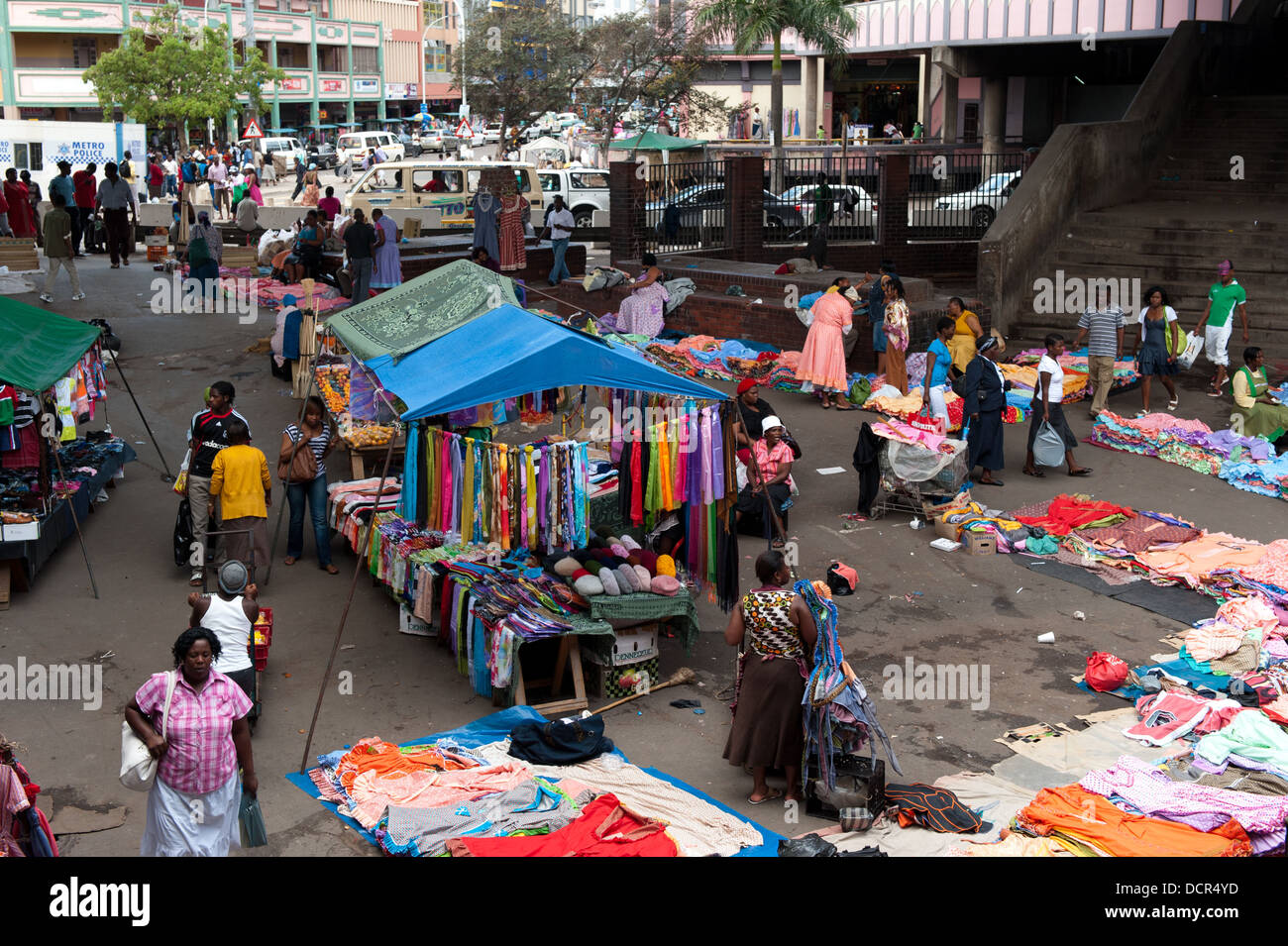 Victoria Street Market, Durban, Südafrika Stockfoto