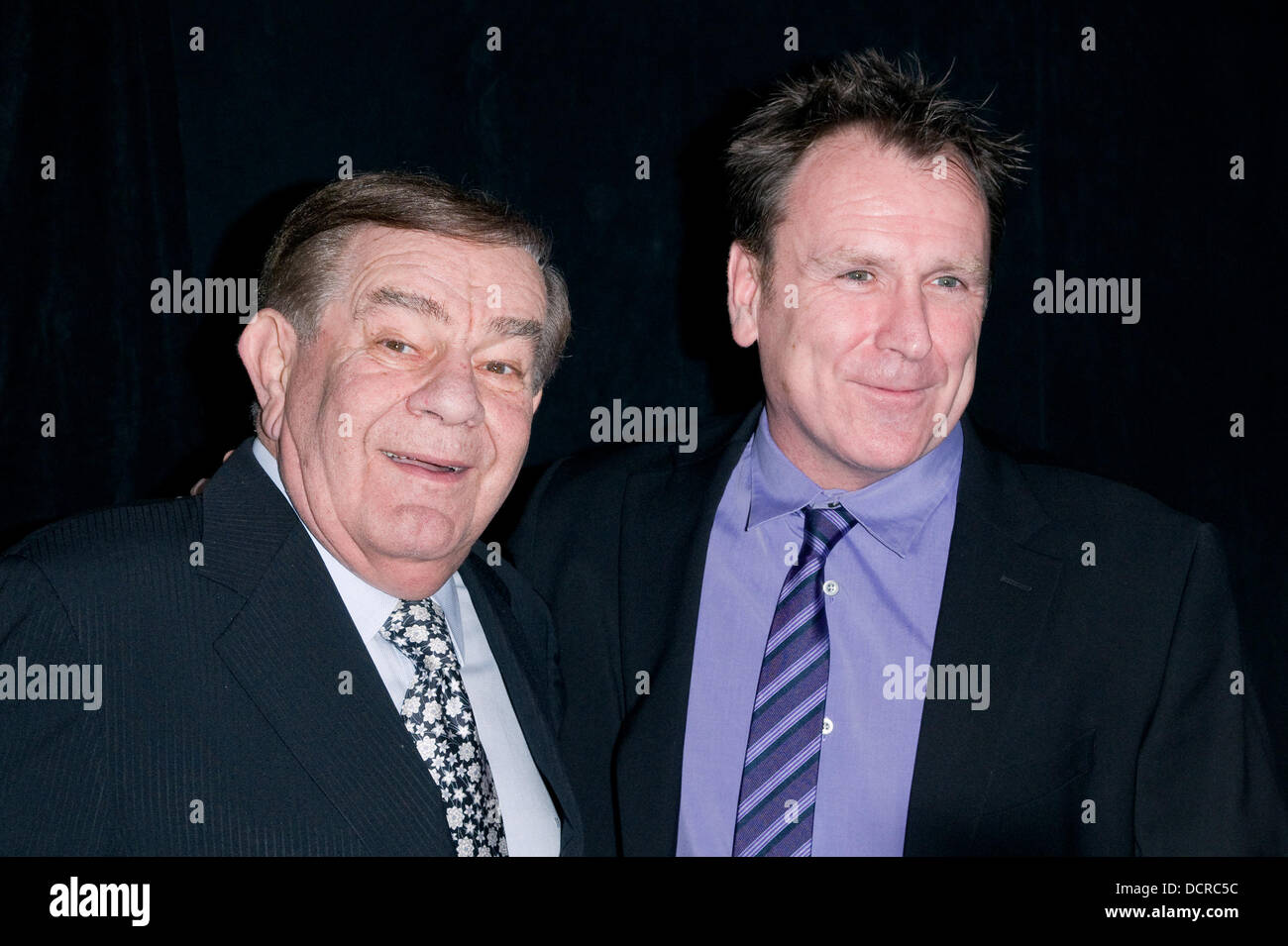 Colin Quinn und Freddie Roman Larry King ist geehrt, an der 2011 Friars Club Testimonial Abendessen Gala im Sheraton New York Hotel & Towers New York City, USA - 14.11.11 Stockfoto