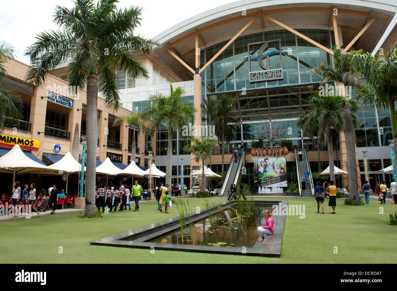 Gateway Theatre von Shopping, Umhlanga, in der Nähe von Durban, Südafrika Stockfoto