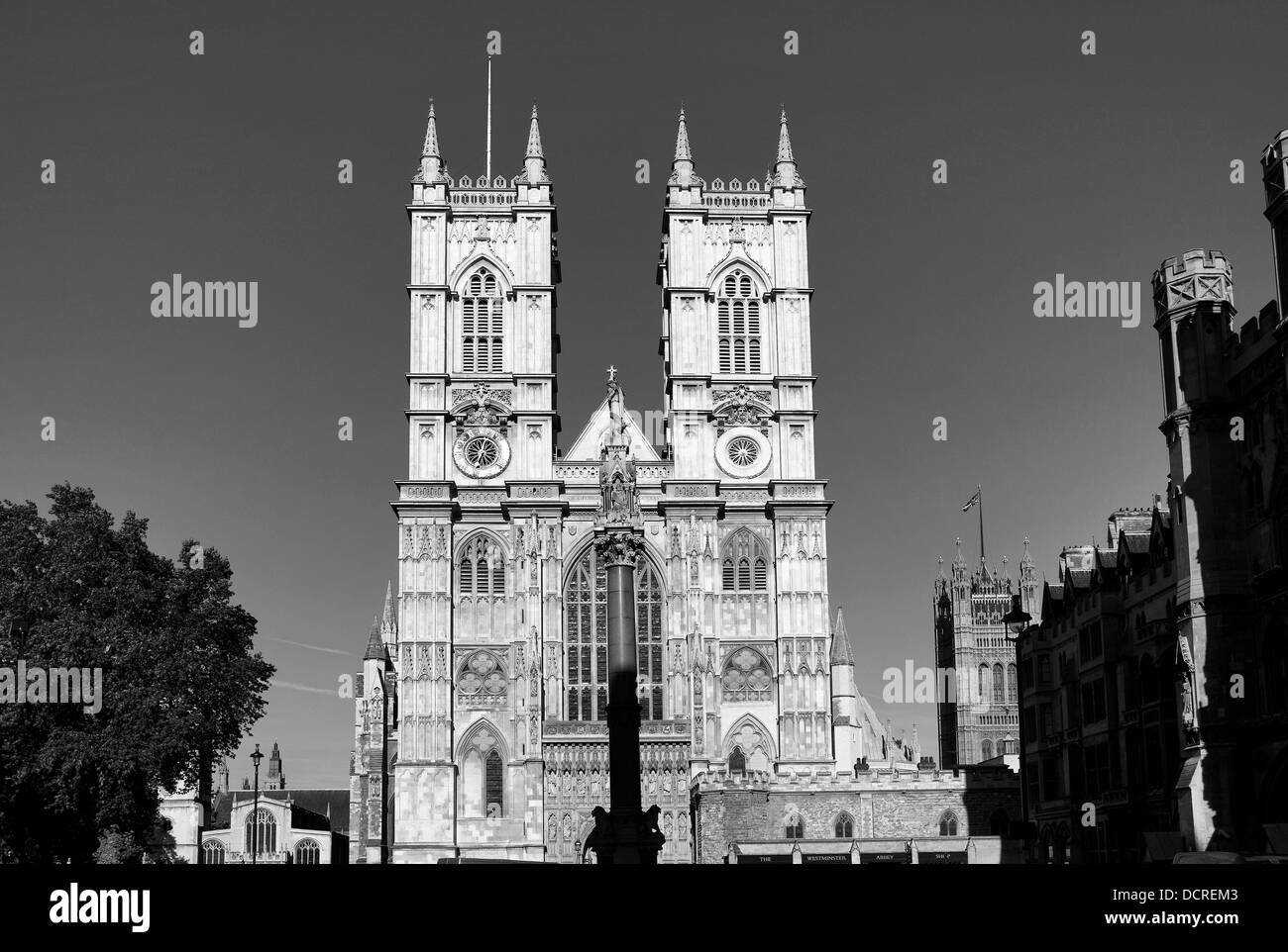 Sommer, außen der Abtei von Westminster, Westminster, London City, England, Vereinigtes Königreich Stockfoto