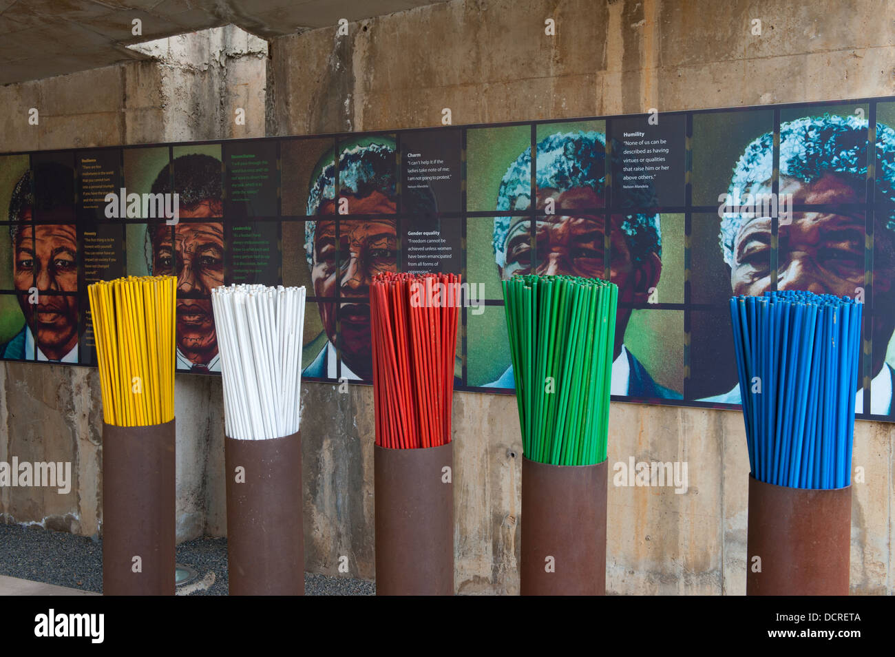 Apartheid Museum, Johannesburg, Südafrika Stockfoto