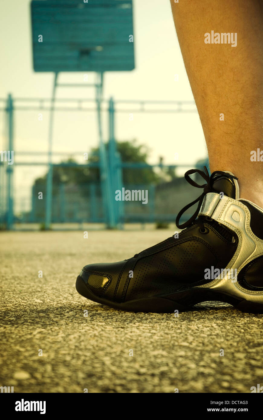 Basketball-Schuhe Stockfoto
