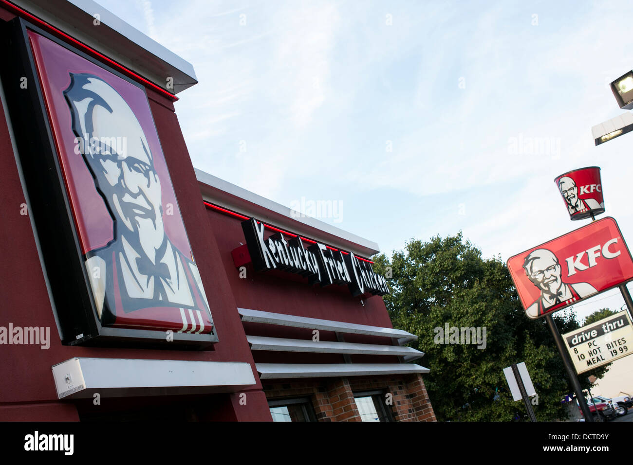 Ein Restaurant, Kentucky Fried Chicken (KFC). Stockfoto