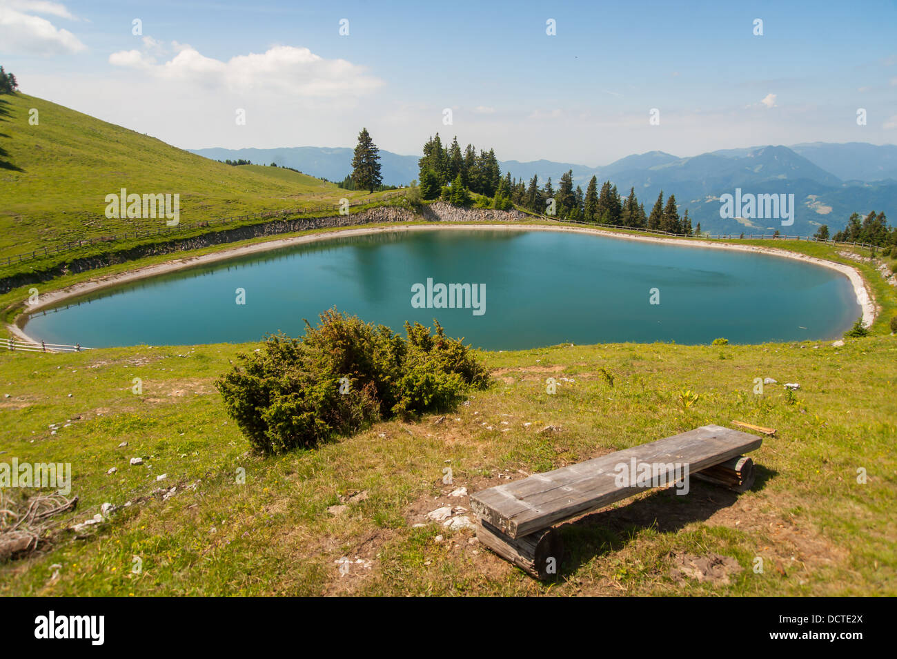Ansammlung See auf Golte, Slowenien Stockfoto