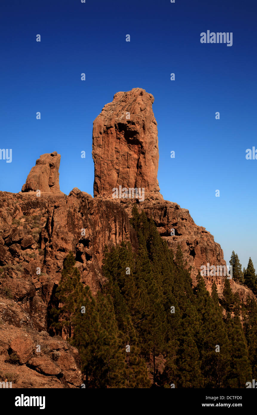 Roque Nublo, Gran Canaria, Kanarische Inseln, Spanien Stockfoto