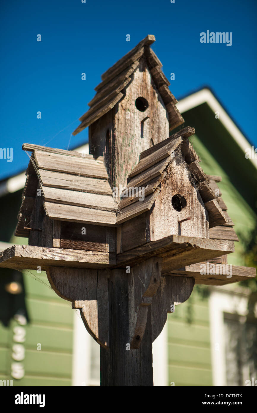 Vogelhaus, Cambria, Kalifornien, Vereinigte Staaten von Amerika Stockfoto