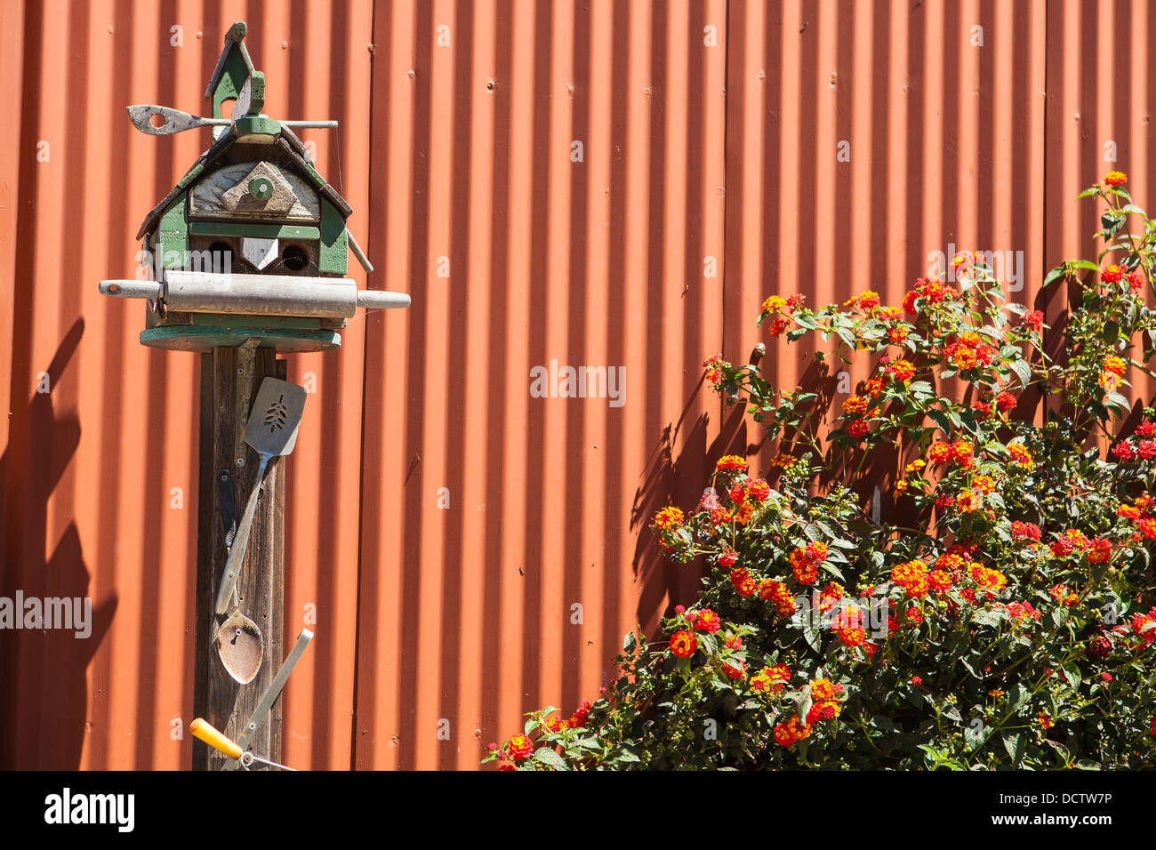 Vogelhaus, Cambria, Kalifornien, Vereinigte Staaten von Amerika Stockfoto