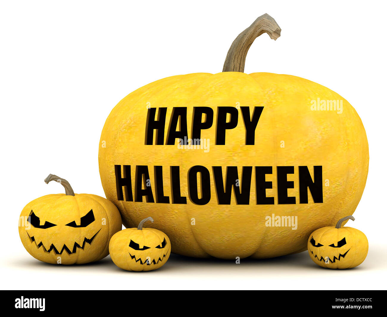 Halloween-Kürbis Stockfoto