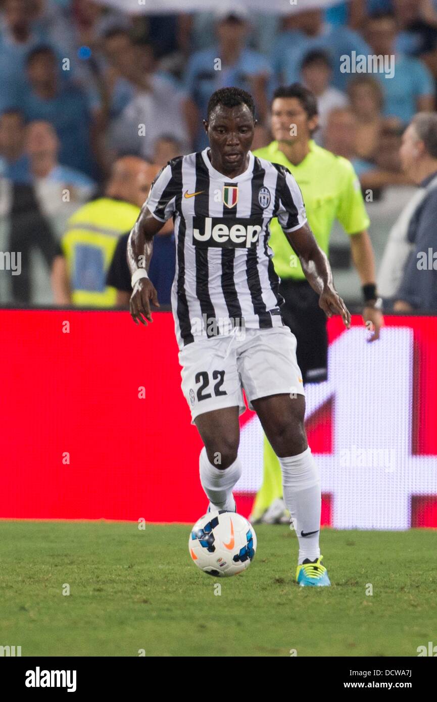 Kwadwo Asamoah (Juventus), 18. August 2013 - Fußball / Fußball: italienischen Super Cup (TIM Supercoppa) Spiel zwischen Juventus 4-0 Lazio im Olympiastadion, Rom, Italien. (Foto von Maurizio Borsari/AFLO) Stockfoto