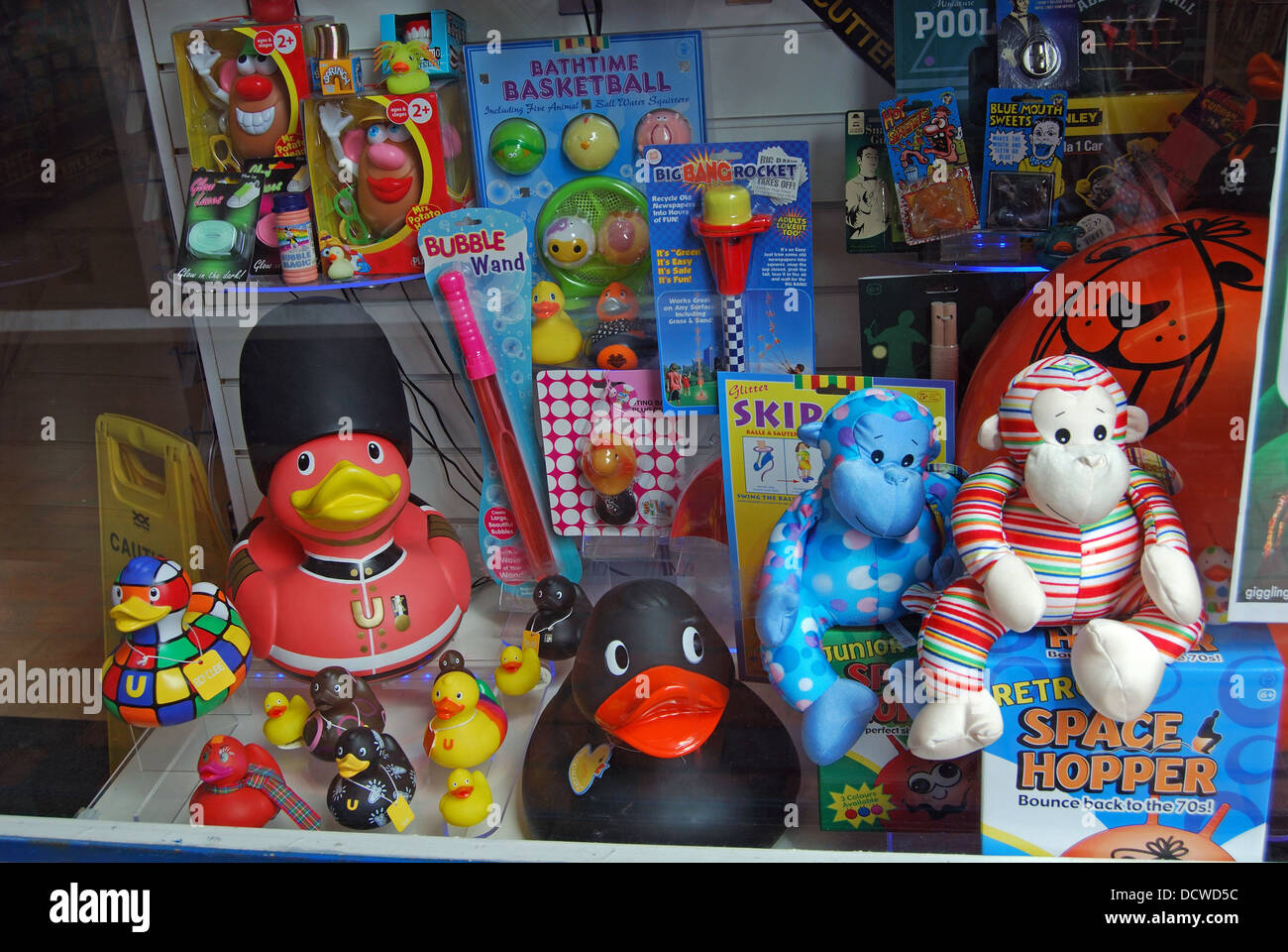 Spielzeugladen in The Lanes, Brighton, West Sussex, England, UK, Westeuropa. Stockfoto