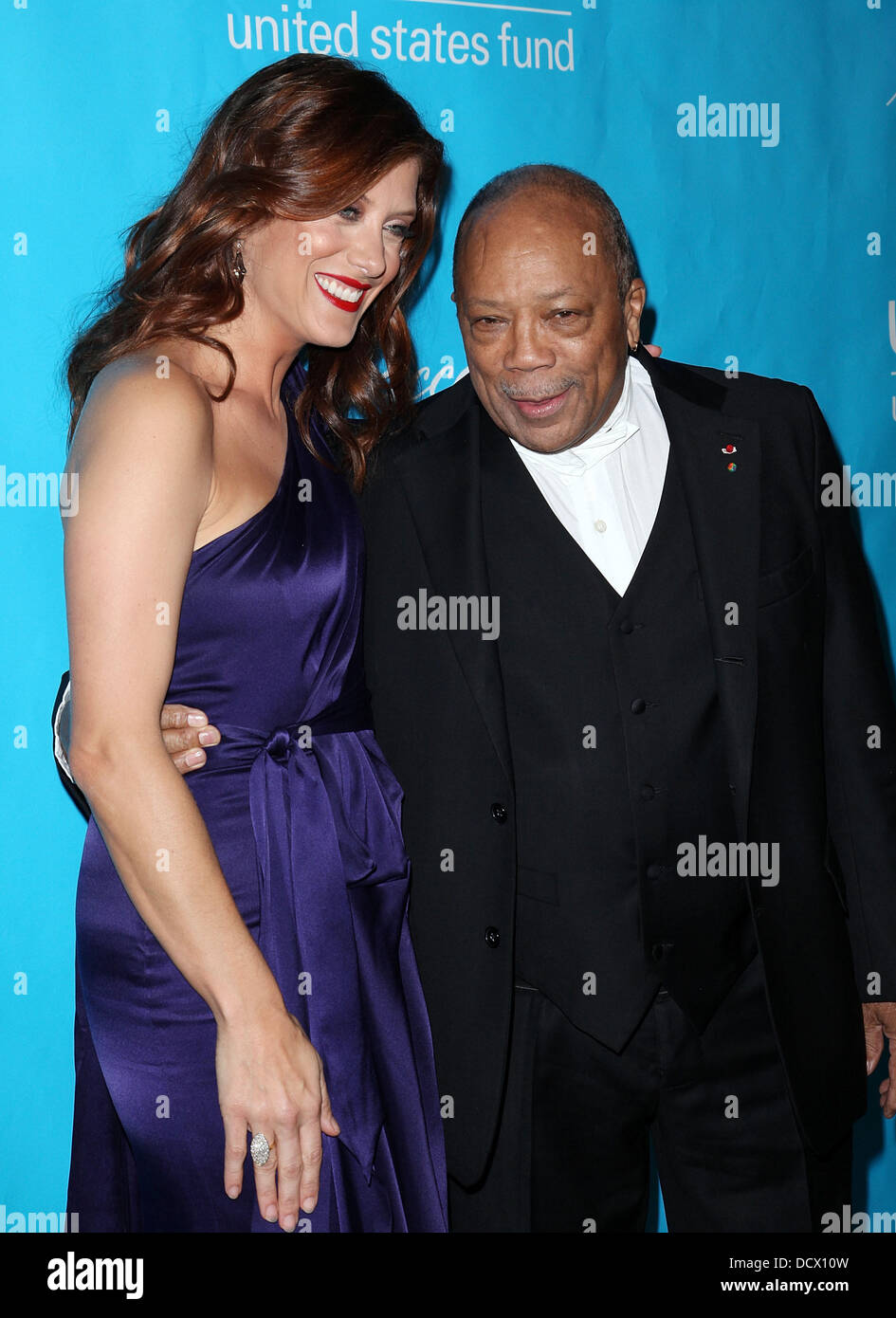 Kate Walsh und Quincy Jones die 2011 Unicef Ball an der Beverly Wilshire Four Seasons Hotel Beverly Hills, California - 08.12.11 Stockfoto