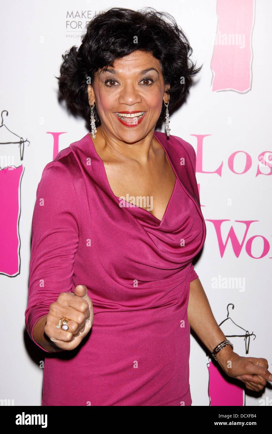 Sonia Manzano The Off-Broadway-Show "Liebe, Verlust und was ich stehts ' feiert 900 Auftritte bei B. Smith Restaurant New York City, USA - 15.12.11 Stockfoto