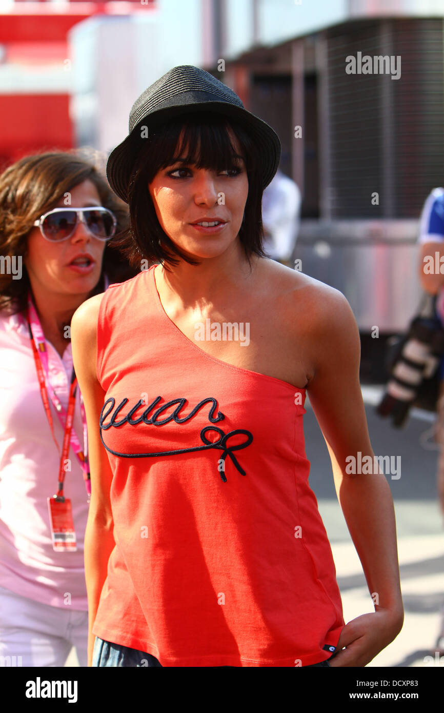 Fernando Alonsos Frau Raquel del Rosario Formel 1 Grand Prix 2011 - Circuit de Catalunya - Barcelona, Spanien - 22.05.11 Stockfoto