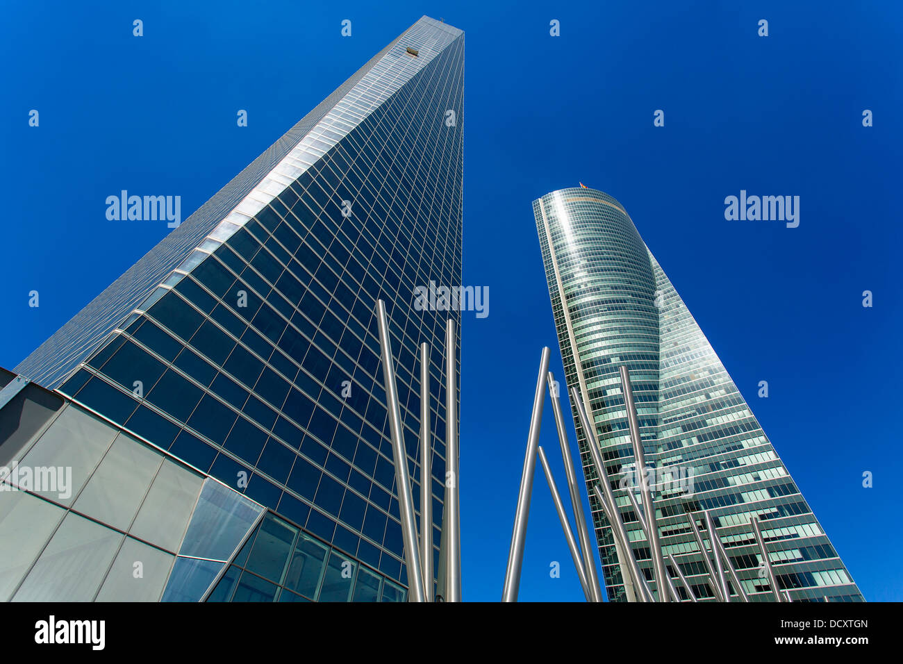 Madrid, Financial District Stockfoto