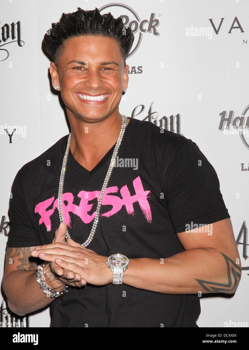 DJ Pauly D aka Paul DelVecchio das Hard Rock Hotel and Casino in Las Vegas präsentiert DJ Pauly D auf Eitelkeit Nachtclub für Silvester Eve Wochenende Las Vegas, Nevada - 30.12.11 Stockfoto
