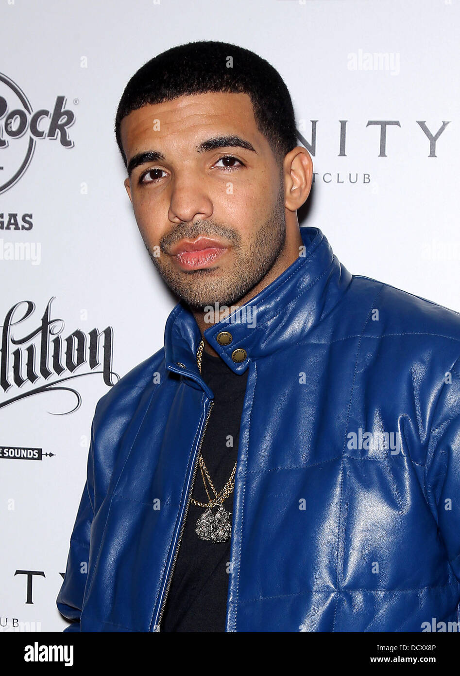 Drake Rapper Drake beherbergt After Konzert Party im Vanity Nightclub im Hard Rock Hotel and Casino Las Vegas, Nevada - 01.01.12 Stockfoto