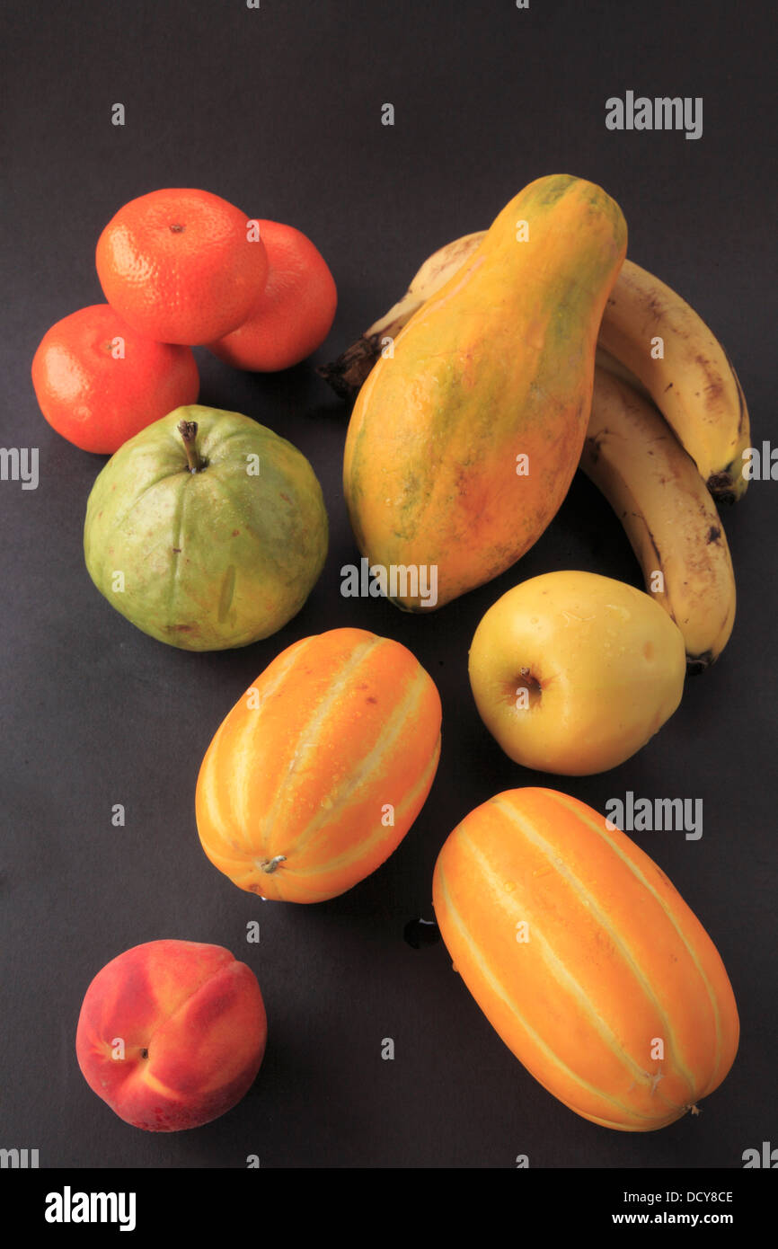 Vielzahl von Obst-Anzeige Stockfoto