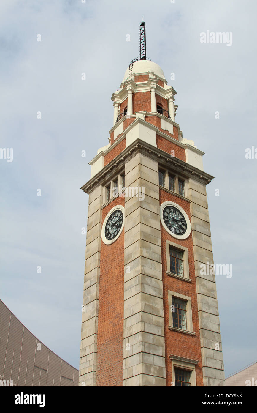 Der Glockenturm auf Salisbury Road, Kowloon Stockfoto