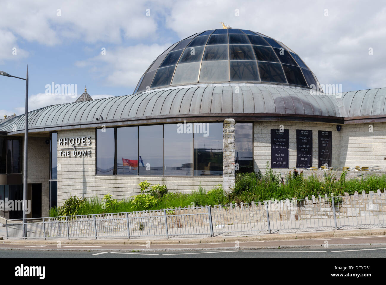 Rhodos @ The Dome Bar und Restaurant im Plymouth Hacke in Devon Stockfoto