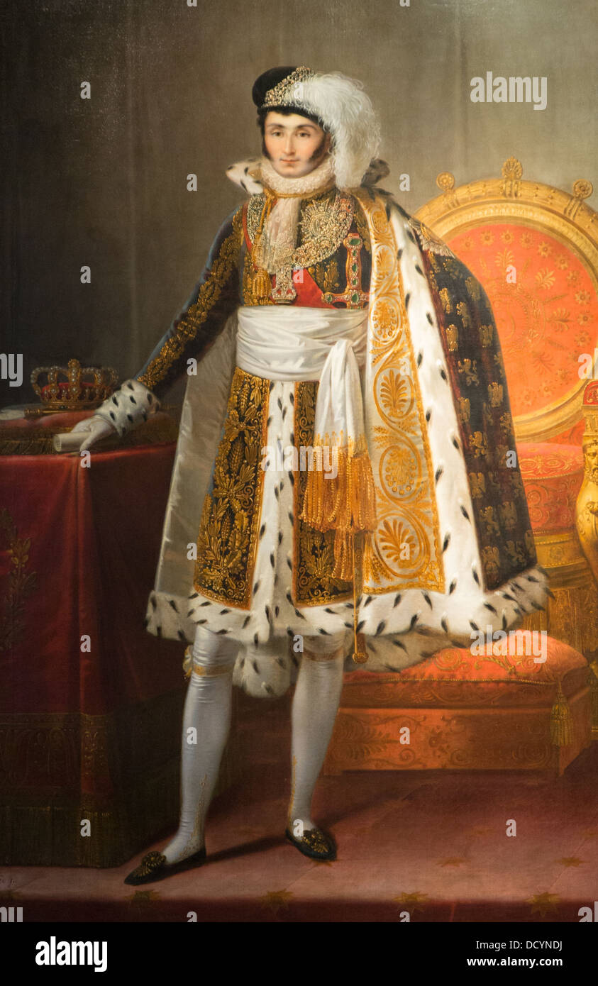 19. Jahrhundert - Jérôme Bonaparte, König von Westfalen - François-Joseph Kinson 1809 Musée de l'Armée - Paris-Frankreich-Öl auf Leinwand Stockfoto