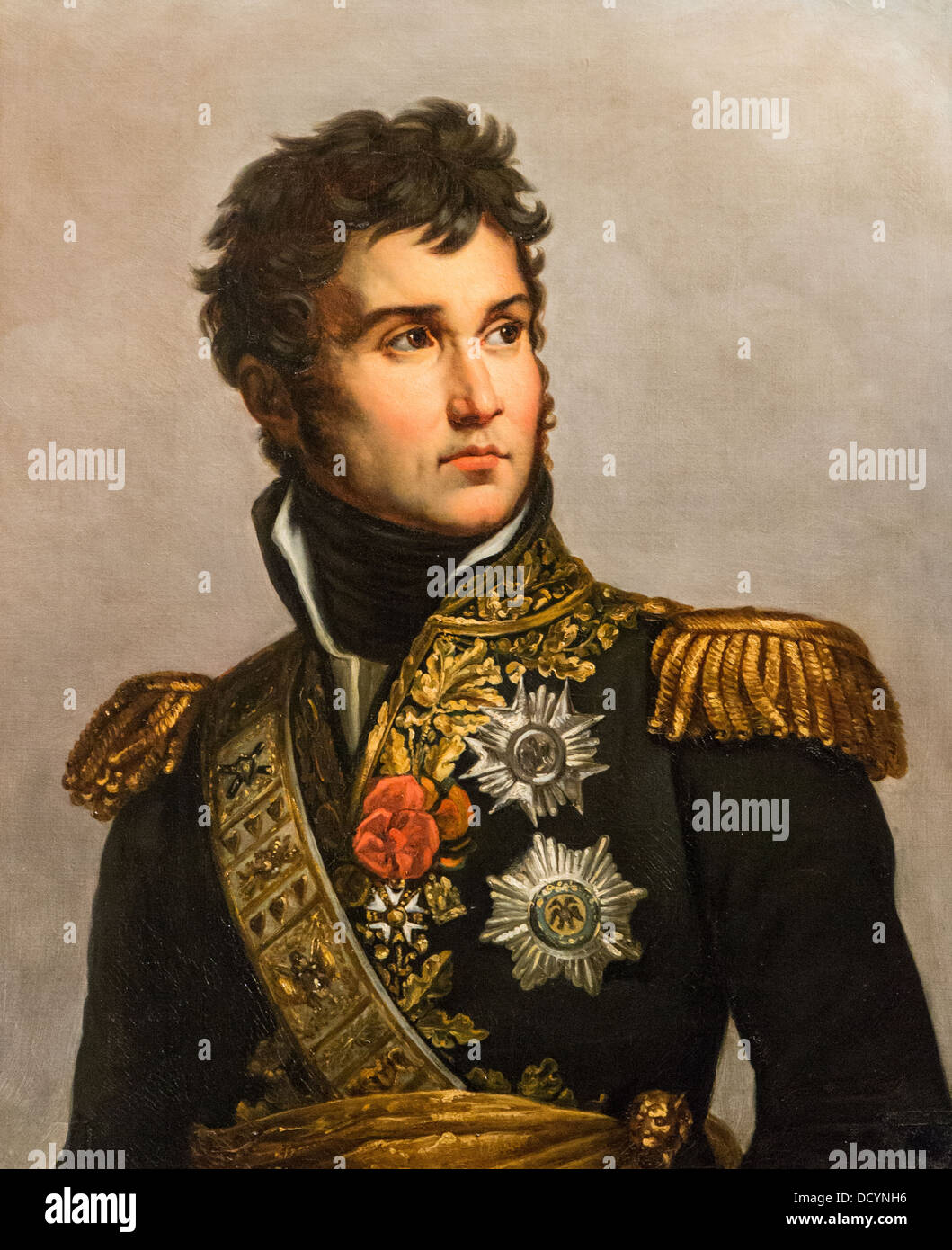 19. Jahrhundert - Jean Lannes, Marschall des Reiches - durch Julie Volpelière - Musée de l'Armée Paris Frankreich 1834 - Öl auf Leinwand Stockfoto