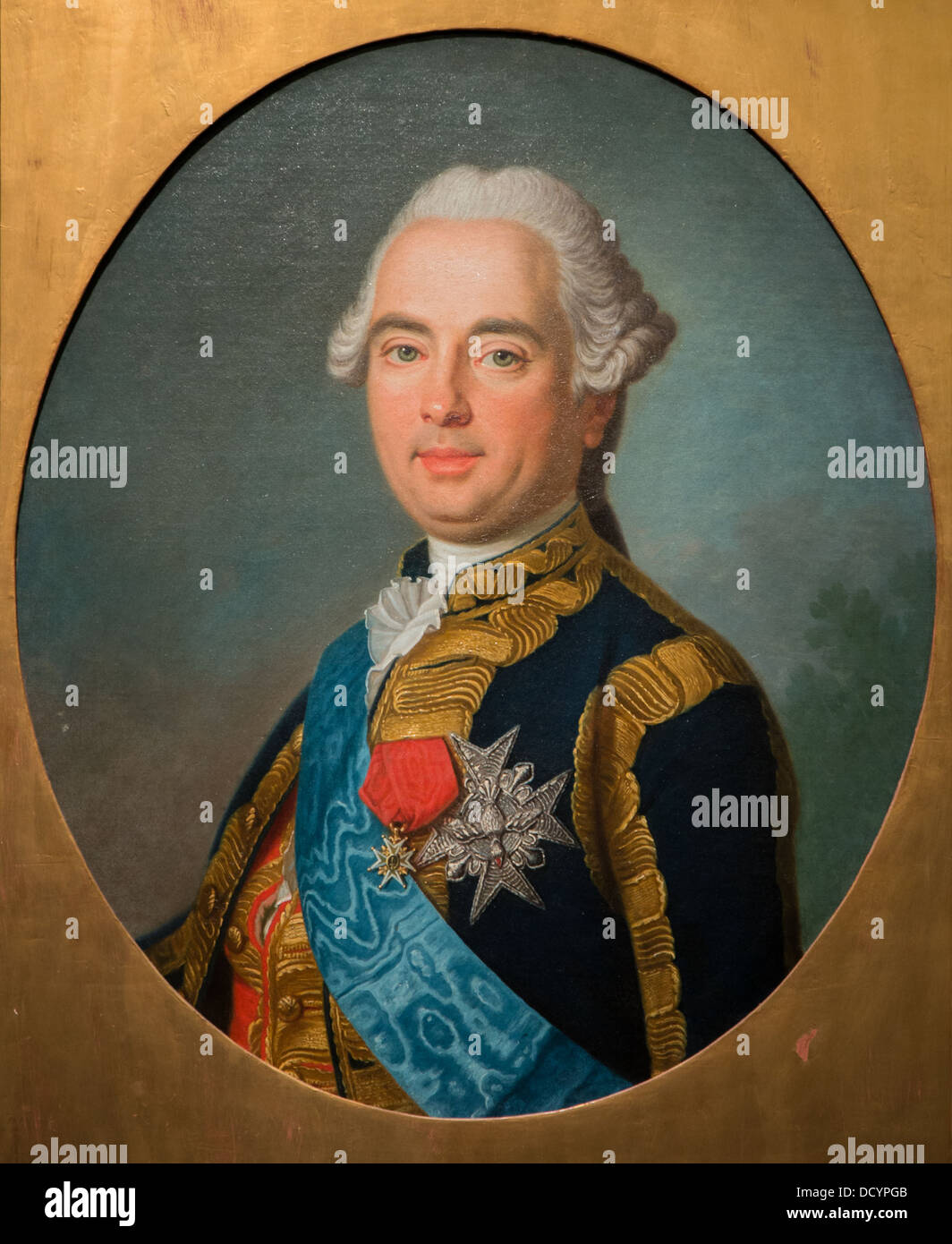 Victor-François, Herzog de Broglie, Marschall von Frankreich - Musée de l'Armée - Hôtel National des Invalides Öl auf Leinwand Stockfoto